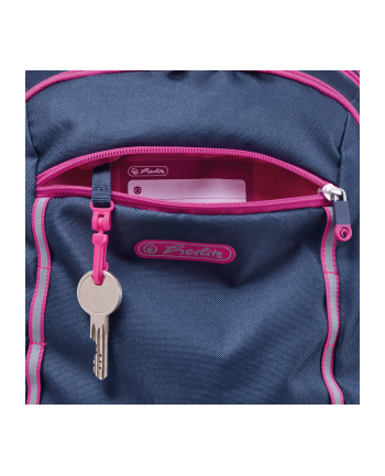 Herlitz satchel Ultimate navy/pink