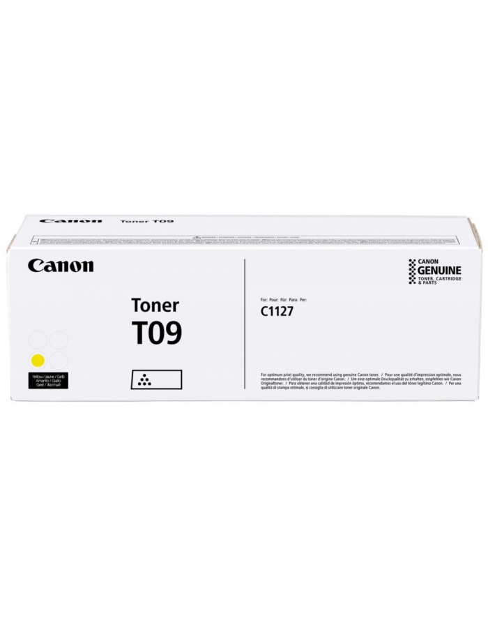 CANON T-09 - ORYGINALNY TONER, YELLOW (ŻÓŁTY). (3017C006) główny