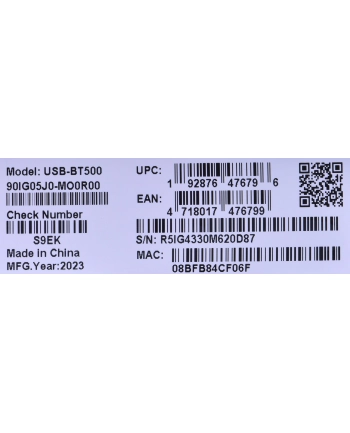 Asus USB-BT500 U2 / BT5.0 nr 1