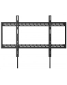 MANHATTAN Heavy-Duty Low-Profile Large-Screen TV Wall Mount Holds One 60-100inch TV up to 100kg 220lbs Fixed Ultra Slim Design Black - nr 22