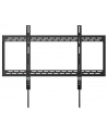 MANHATTAN Heavy-Duty Low-Profile Large-Screen TV Wall Mount Holds One 60-100inch TV up to 100kg 220lbs Fixed Ultra Slim Design Black - nr 24