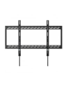 MANHATTAN Heavy-Duty Low-Profile Large-Screen TV Wall Mount Holds One 60-100inch TV up to 100kg 220lbs Fixed Ultra Slim Design Black - nr 27