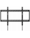 MANHATTAN Heavy-Duty Low-Profile Large-Screen TV Wall Mount Holds One 60-100inch TV up to 100kg 220lbs Fixed Ultra Slim Design Black - nr 30