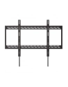 MANHATTAN Heavy-Duty Low-Profile Large-Screen TV Wall Mount Holds One 60-100inch TV up to 100kg 220lbs Fixed Ultra Slim Design Black - nr 36