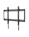 MANHATTAN Heavy-Duty Low-Profile Large-Screen TV Wall Mount Holds One 60-100inch TV up to 100kg 220lbs Fixed Ultra Slim Design Black - nr 38