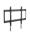 MANHATTAN Heavy-Duty Low-Profile Large-Screen TV Wall Mount Holds One 60-100inch TV up to 100kg 220lbs Fixed Ultra Slim Design Black - nr 39