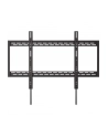 MANHATTAN Heavy-Duty Low-Profile Large-Screen TV Wall Mount Holds One 60-100inch TV up to 100kg 220lbs Fixed Ultra Slim Design Black - nr 3