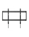 MANHATTAN Heavy-Duty Low-Profile Large-Screen TV Wall Mount Holds One 60-100inch TV up to 100kg 220lbs Fixed Ultra Slim Design Black - nr 42