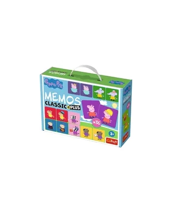 trefl Gra edukacyjna dla dzieci Memos Classic 'amp; plus Świnka Peppa 02270 nr 2