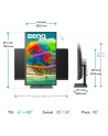 BENQ PD3205U 32inch LED 3840x2160 16:9 350cd/m2 4ms HDMI/DP/USB-C PD90W Black - nr 33