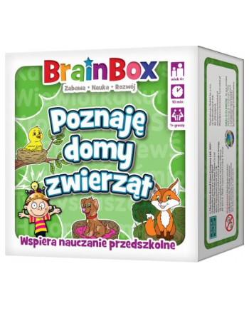 BrainBox - Poznaję domy zwierząt gra REBEL