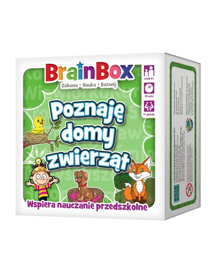 BrainBox - Poznaję domy zwierząt gra REBEL główny