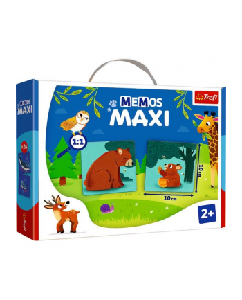 Gra edukacyjna Memos maxi Zwierzęta i ich dzieci 02268 Trefl