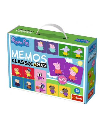 trefl Gra edukacyjna dla dzieci Memos Classic 'amp; plus Świnka Peppa 02270