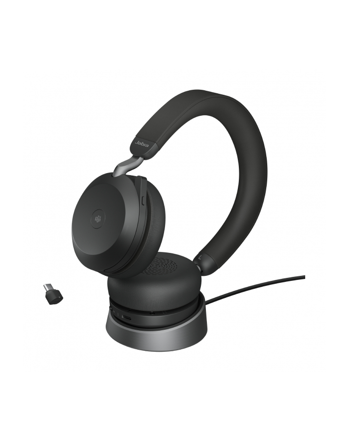 Jabra Evolve2 75 Link380c MS Stereo Kolor: CZARNY - Stand główny