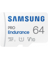 samsung Karta pamięci microSD MB-MJ64KA/(wersja europejska) Pro Endurance 64GB + Adapter - nr 46