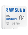 samsung Karta pamięci microSD MB-MJ64KA/(wersja europejska) Pro Endurance 64GB + Adapter - nr 67