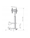 TECHLY TV trolley Kolor: BIAŁY for 37-70inch LED/LCD TVs max. VESA size supports 600x400 and the bracket can be czerwonyated 90 degrees - nr 12