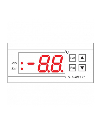 TECHLY Panel chłodzący 2x23W Rack 19inch 1U wewnętrzny z termostatem