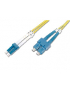 DIGITUS Fiber Optic Patch Cord SC APC to LC PC Singlemode 09/125 m Duplex Length 3 m - nr 3