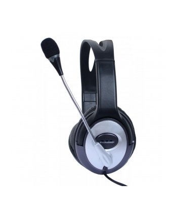 TECHLY Słuchawki Komputerowe Stereo z Mikrofonem 3.5mm Zamknięte nr 1