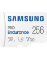 SAMSUNG PRO Endurance microSD Class10 256GB incl adapter R100/W30 up to 140160 hours - nr 63