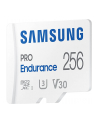 SAMSUNG PRO Endurance microSD Class10 256GB incl adapter R100/W30 up to 140160 hours - nr 64