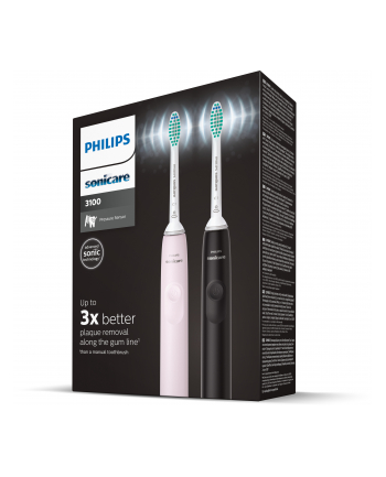 PHILIPS Sonicare Seria 3100 2 szt. HX3675/15