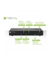 TECHLY KVM Switch Display Port 1.2 4-Port with Hub and Audio allows to view information via USB and DisplayPort from 4 PCs - nr 8
