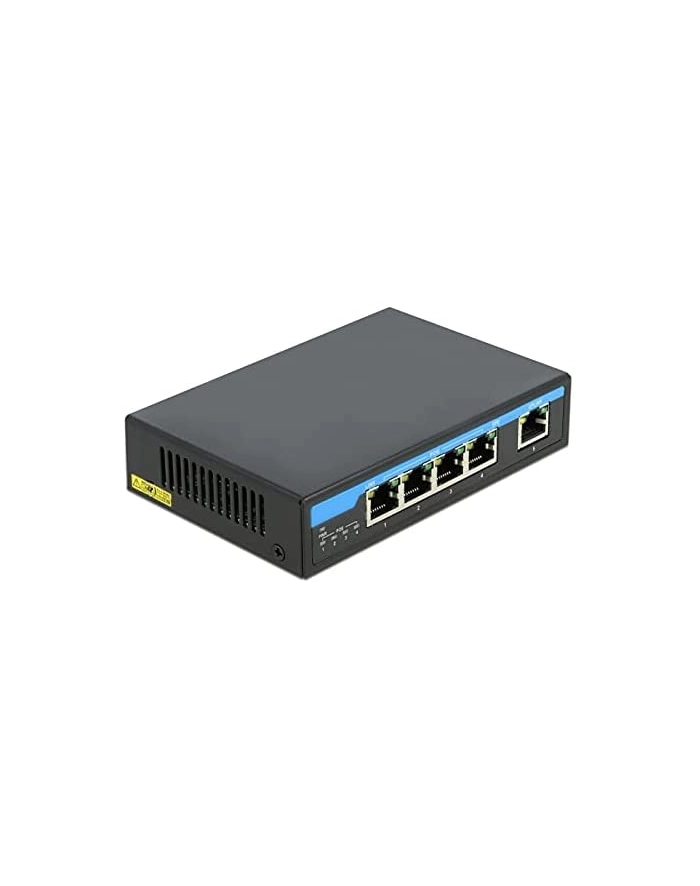 DeLOCK Giga Ethernet Switch 4P PoE + 1RJ45 - 87764 główny