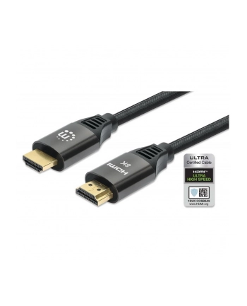 MANHATTAN Kabel HDMI 2.1 Ultra High Speed z Ethernet 2m 8K 60Hz Oplot nr 2