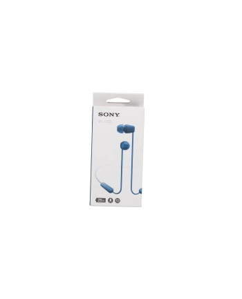 SONY WI-C100 blue Bluetooth Headphones