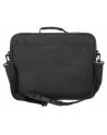 MANHATTAN Cambridge Clamshell Notebook Bag 15.6inch Front Rear and Interior Pockets Shoulder Strap Handle Black - nr 12