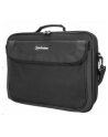 MANHATTAN Cambridge Clamshell Notebook Bag 15.6inch Front Rear and Interior Pockets Shoulder Strap Handle Black - nr 14