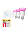 PHILIPS HUE White and color ambiance Zestaw startowy 3 szt. E27 1100lm - nr 30