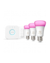 PHILIPS HUE White and color ambiance Zestaw startowy 3 szt. E27 1100lm - nr 35