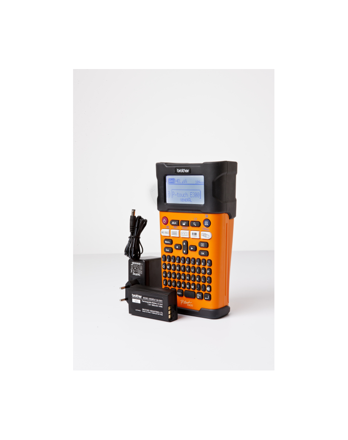 Brother PT-E300VP Mono, Thermal, Label Printer, Other, Black, Orange główny