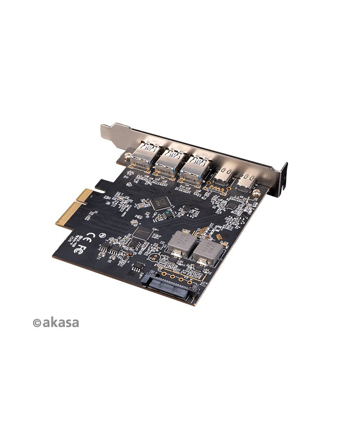 Akasa PCIe 2.0 x4 - 3x USB 3.2 Gen 2 + 2x USB-C 3.2 Gen 2 (AK-PCCU3-09) główny