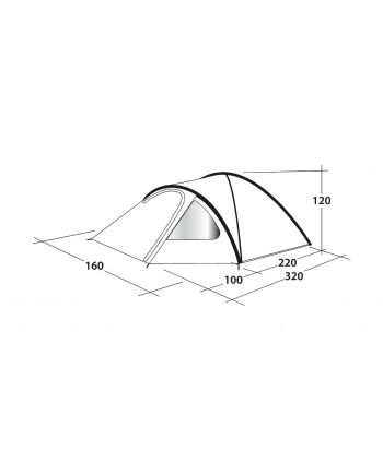 Outwell Cloud 2 Tent Niebieski