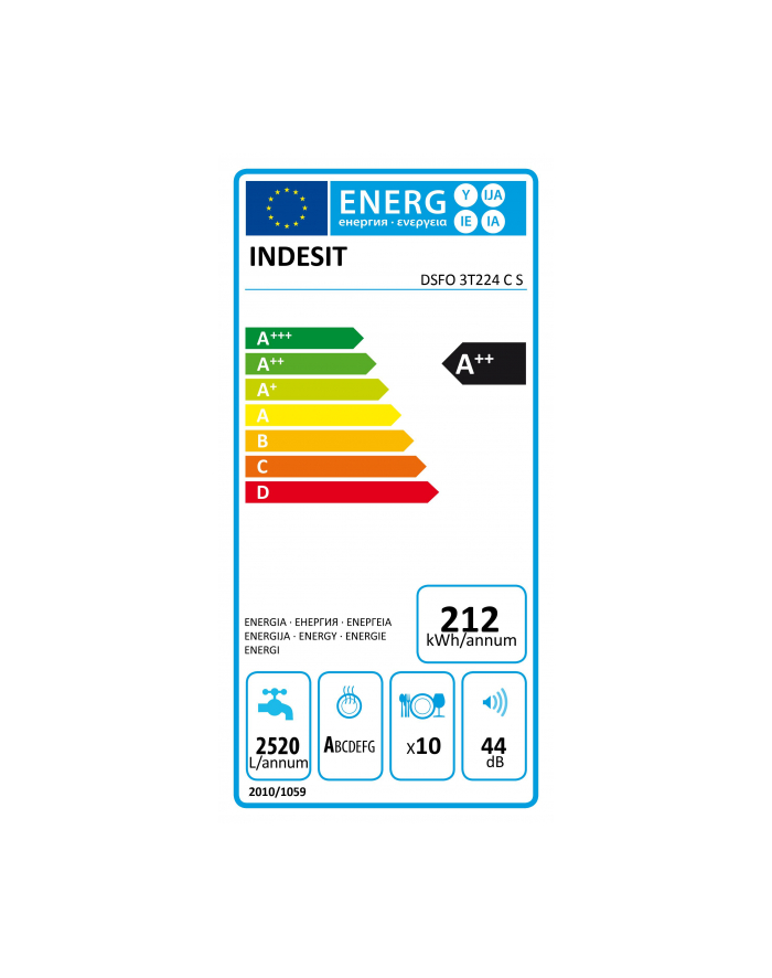 Indesit DSFO 3T224 C S główny