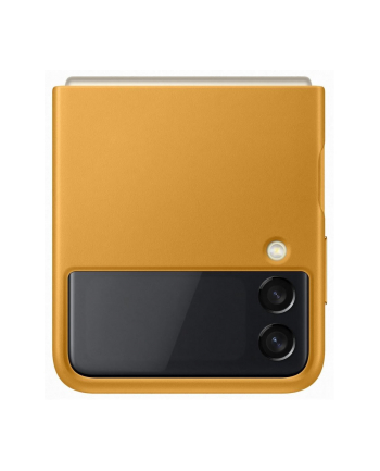 Samsung Leather Cover do Galaxy Z Flip3 Żółty (EF-VF711LYEGWW)