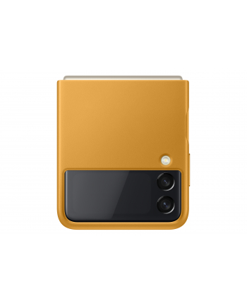 Samsung Leather Cover do Galaxy Z Flip3 Żółty (EF-VF711LYEGWW)