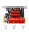 Axagon PCES-SA6, kontroler PCIe - 6x wewnętrzny port SATA 6G, ASM1166, SP & LP (AXN) - nr 8