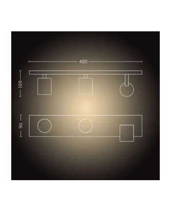 PHILIPS HUE White ambiance Runner biały 5309331P6 nr 1