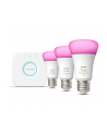 PHILIPS HUE White and color ambiance Zestaw startowy 3 szt. E27 1100lm - nr 24