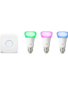 PHILIPS HUE White and color ambiance Zestaw startowy 3 szt. E27 1100lm - nr 2