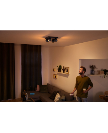 PHILIPS HUE White ambiance Buckram czarny 929003048301