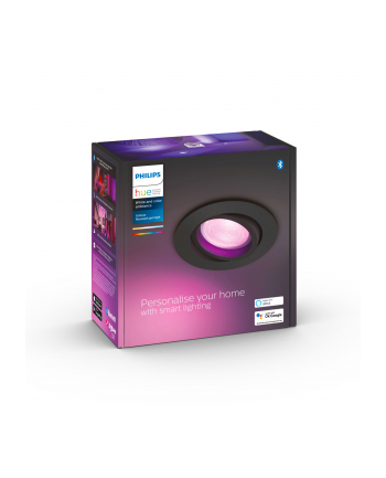 PHILIPS HUE White and color ambiance 1 szt. 5,7W Centura czarny