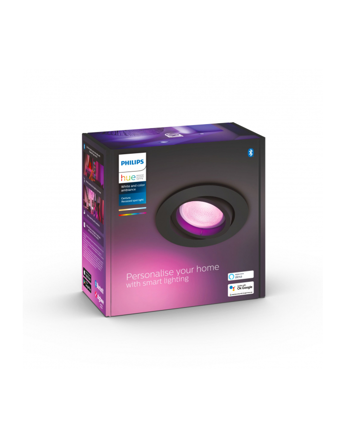 PHILIPS HUE White and color ambiance 1 szt. 5,7W Centura czarny główny