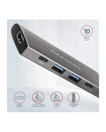 Axagon Hmc-5G2 Hub Z Usb-C Na Usb Hdmi Powerdelivery (HMC5G2)